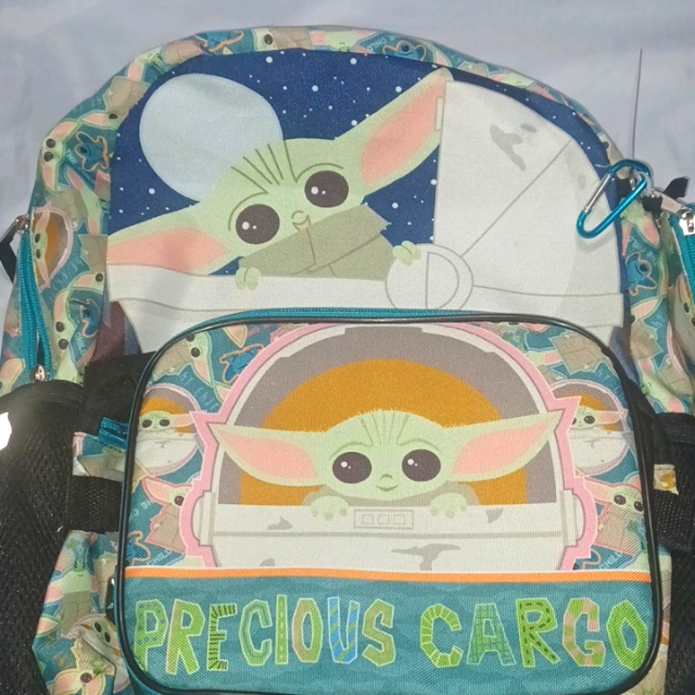 Baby Yoda Mandalorian 5 piece Backpack